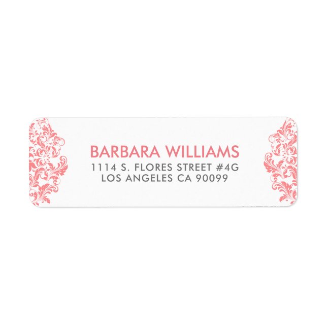 Rosa, florale Rahmen (Vorne)