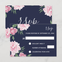 Rosa, florale und Navy Hintergrund | UAWG |
