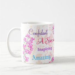 Rosa florales besondere Schwester aufmerksame herz Kaffeetasse