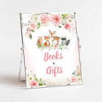 Rosa Florales Wald-Duschbücher und Geschenke Schil