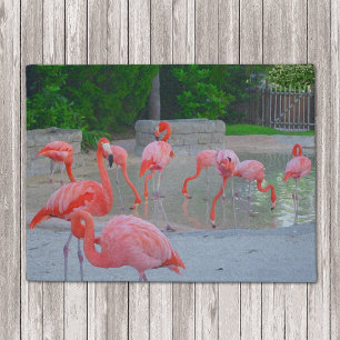 Rosa Florida-Flamingo-Aquarell Fußmatte