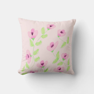 Rosa Flower Reversible Pilze Kissen