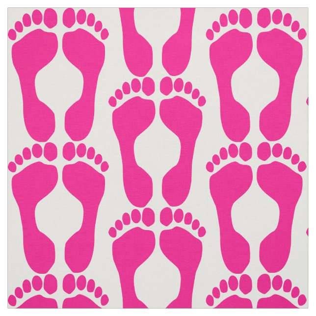 Rosa Foot-Stoffe Stoff (Muster)