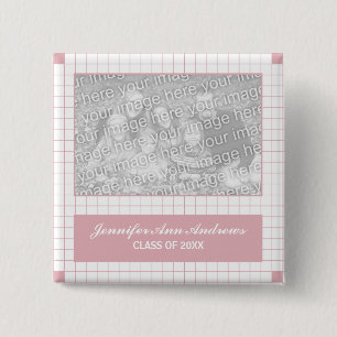 Rosa Foto Button