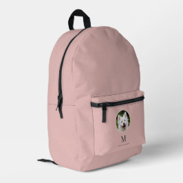 Rosa Foto Personalisiert Bedruckter Rucksack