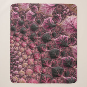 Rosa Fraktal Sherpadecke