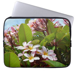 Rosa Frangipani-Baum, Laptop-Sieb Laptopschutzhülle
