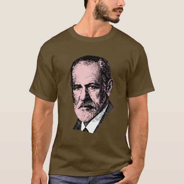Rosa Freud Sigmund Freud T-Shirt (Vorderseite)