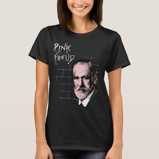 Rosa Freud Sigmund Freud T-Shirt (Vorderseite)
