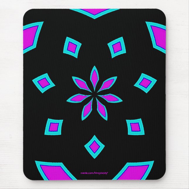 Rosa Freude Mousepad (Vorne)