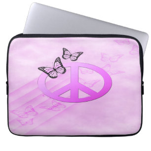Rosa Frieden Laptopschutzhülle