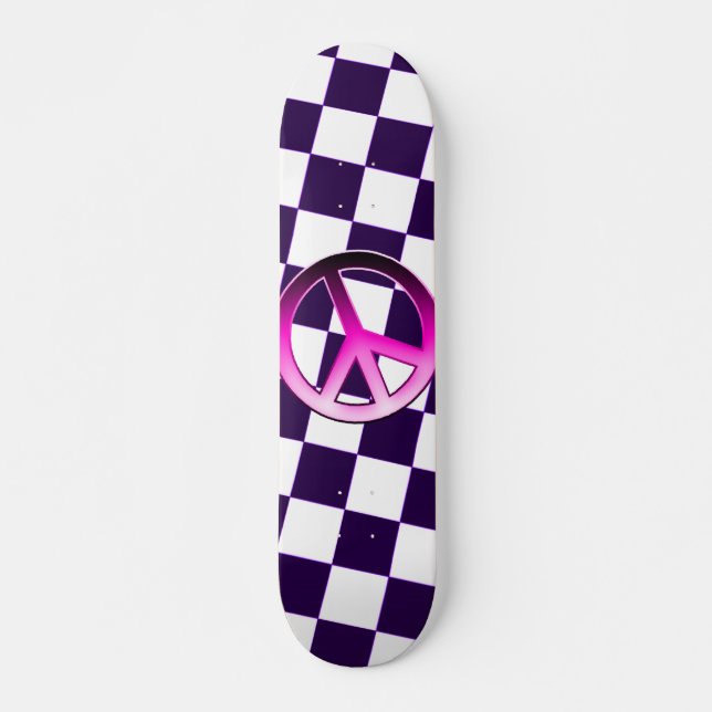 Rosa Frieden Skateboard (Vorne)