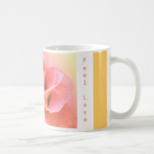 Rosa FriedensRose, sehen Schönheit, Kaffeetasse