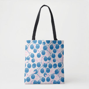 Rosa Früchte mit rosafarbenen Blätter, in einem Tasche