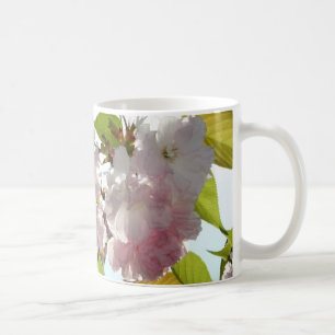 Rosa Frühlings-Blumen-Tasse Kaffeetasse
