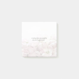 Rosa Frühlings-Blumen verblassen Post-it Klebezettel