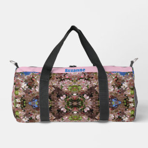 Rosa Frühlingsapfel blüht Personalisiert Duffle Bag