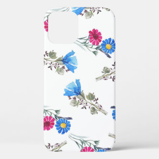 Rosa Frühlingsblumen Wasserfarben Botanisch Case-Mate iPhone Hülle