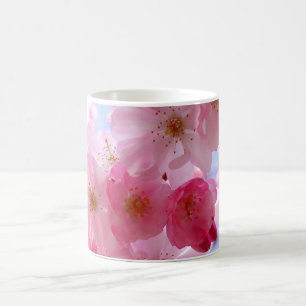 Rosa Frühlingsblüte Kaffeetasse