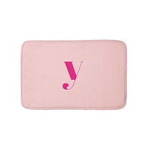 Rosa & Fuchsia personalisierte Monogramm-Initiale
