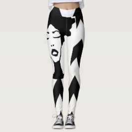 Rosa für B&W Zig Zag Leggings