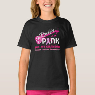 Rosa für Großmutter-Brustkrebs-Bewusstseins-Shir T-Shirt
