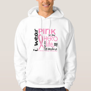 Rosa für Held Großmutter-dem Brustkrebs in des Hoodie