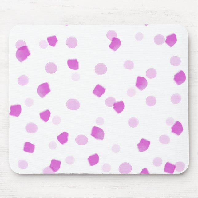 Rosa Fußketten Mousepad (Vorne)