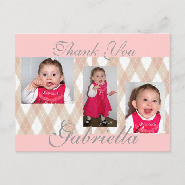 Rosa Gabbys 1... Postkarte (Vorderseite)