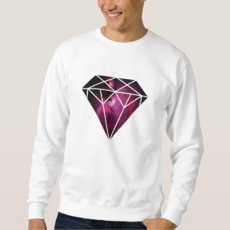 Rosa Galaxie-Diamant Sweatshirt