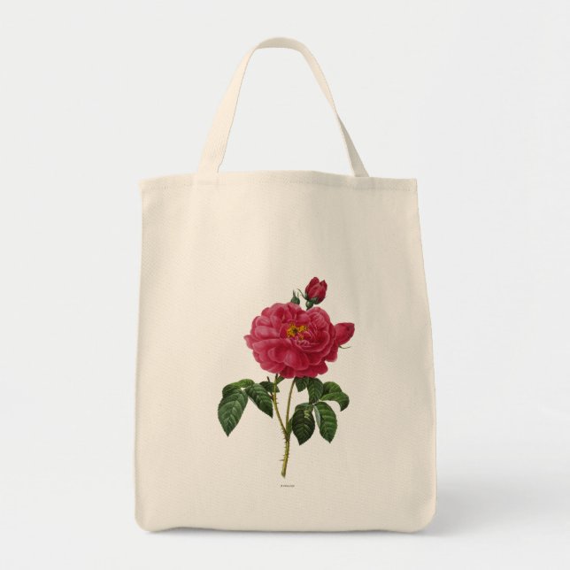 Rosa Gallica Tragetasche (Vorne)