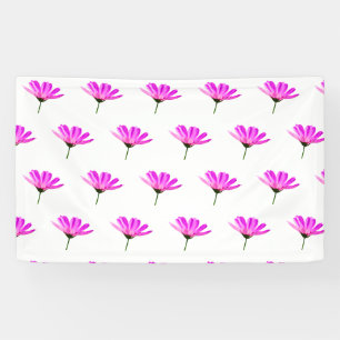 Rosa Gänseblümchen Banner