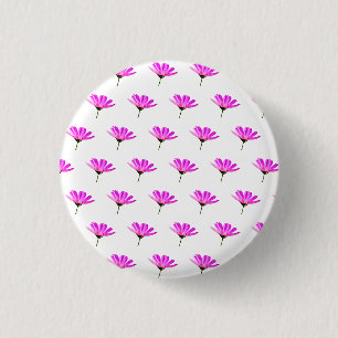 Rosa Gänseblümchen Button