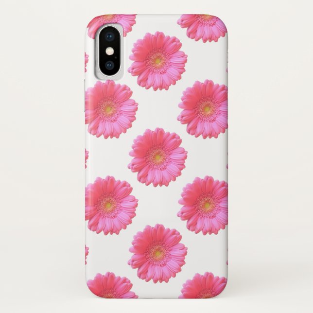 Rosa Gänseblümchen Case-Mate iPhone Hülle (Rückseite)