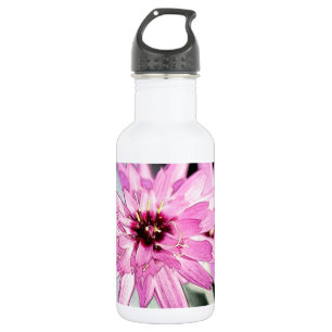 Rosa Gänseblümchen. Florale Foto-Kunst. Trinkflasche