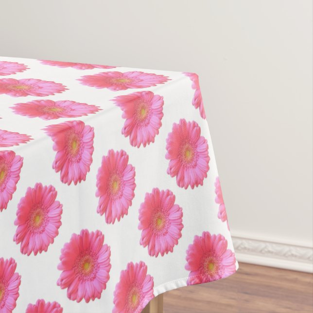 Rosa Gänseblümchen Tischdecke (Beispiel)