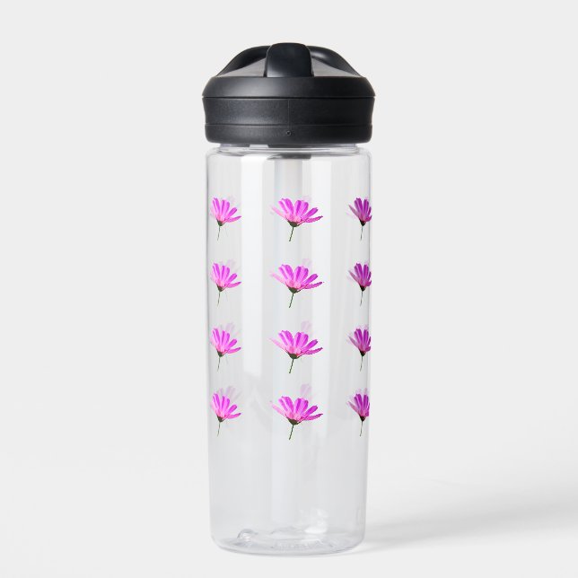 Rosa Gänseblümchen   Trinkflasche (Vorderseite)