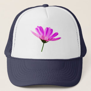 Rosa Gänseblümchen Truckerkappe