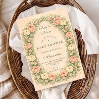 Rosa-Garten-Baby-Party im Blush-Sage-Stil