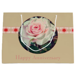 Rosa-Garten-Rose Große Geschenktüte