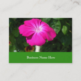 Rosa Gartenanlage Blume Visitenkarte