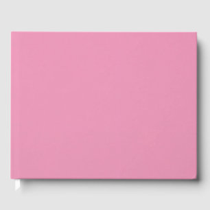 Rosa Gästebuch Elegante Minimalistische Hochzeit