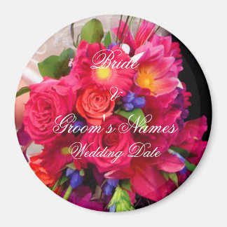 Rosa Gastgeschenk Hochzeit Magnet