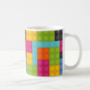 rosa Gebäude Kaffeetasse