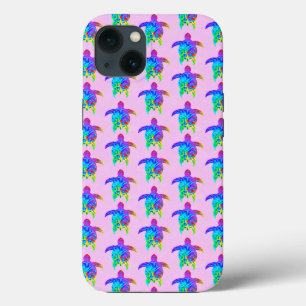 Rosa Gefärbte Krawatte Island Tribal Turtles Case-Mate iPhone Hülle