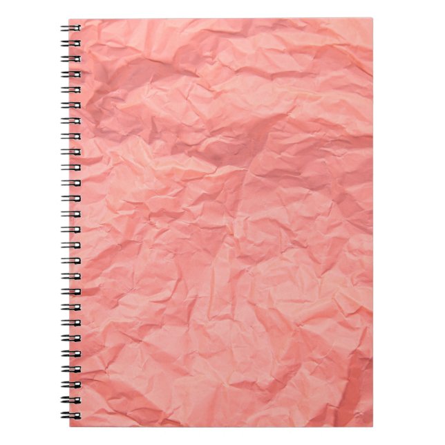 Rosa gefärbtes Papier - Hintergrund Notizblock (Vorderseite)