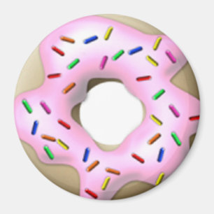 Rosa gefror Krapfen-Magneten Magnet