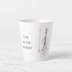 Rosa Geigeninstrument Milchtasse