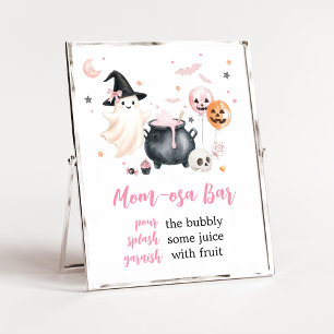 Rosa Geist Little Boo Mom Osa Bar Schild