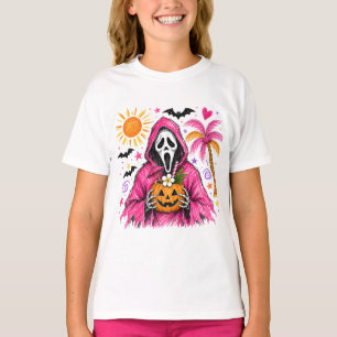 Rosa Geister Sommer Halloween T-Shirt